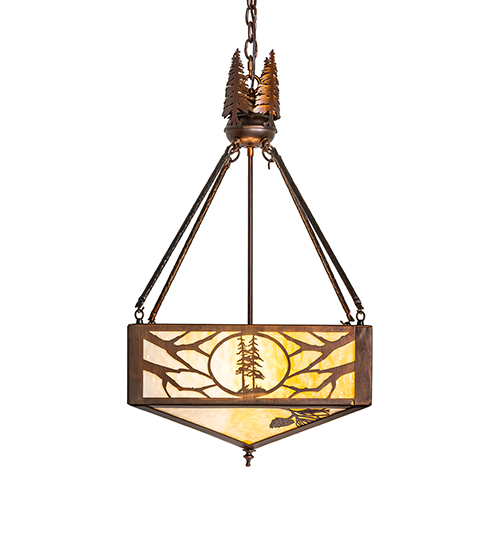  RUSTIC LODGE RUSTIC OR MOUNTIAN GREAT ROOM ART GLASS