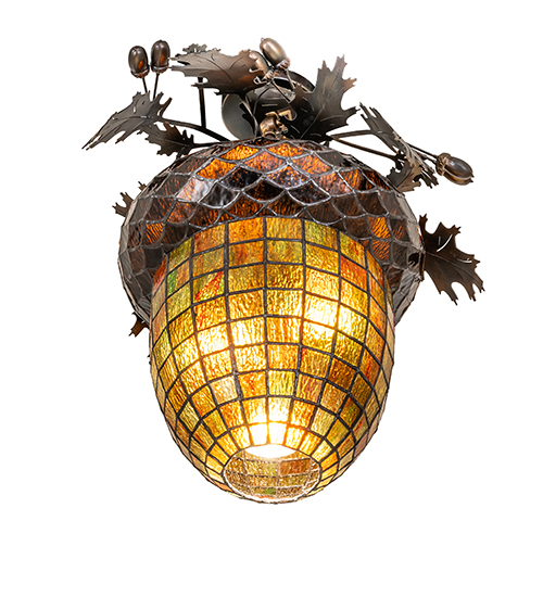  RUSTIC LODGE RUSTIC OR MOUNTIAN GREAT ROOM ART GLASS NOUVEAU