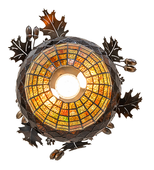  RUSTIC LODGE RUSTIC OR MOUNTIAN GREAT ROOM ART GLASS NOUVEAU