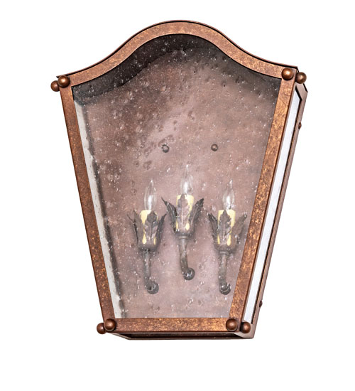  VICTORIAN FAUX CANDLE SLEVES CANDLE BULB ON TOP STAMPED/CAST METAL LEAF ROSETTE FLOWER ACCENT