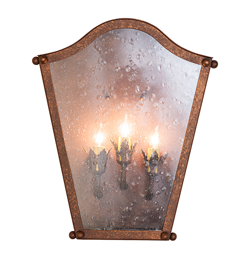 VICTORIAN FAUX CANDLE SLEVES CANDLE BULB ON TOP STAMPED/CAST METAL LEAF ROSETTE FLOWER ACCENT