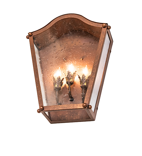  VICTORIAN FAUX CANDLE SLEVES CANDLE BULB ON TOP STAMPED/CAST METAL LEAF ROSETTE FLOWER ACCENT