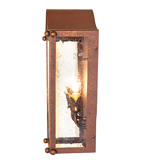  VICTORIAN FAUX CANDLE SLEVES CANDLE BULB ON TOP STAMPED/CAST METAL LEAF ROSETTE FLOWER ACCENT