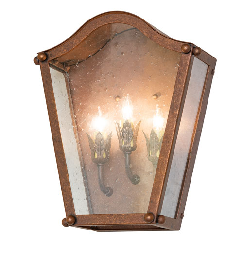  VICTORIAN FAUX CANDLE SLEVES CANDLE BULB ON TOP STAMPED/CAST METAL LEAF ROSETTE FLOWER ACCENT