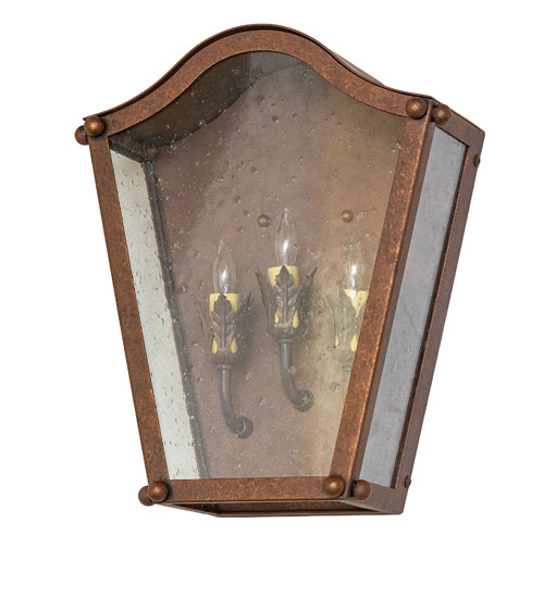  VICTORIAN FAUX CANDLE SLEVES CANDLE BULB ON TOP STAMPED/CAST METAL LEAF ROSETTE FLOWER ACCENT
