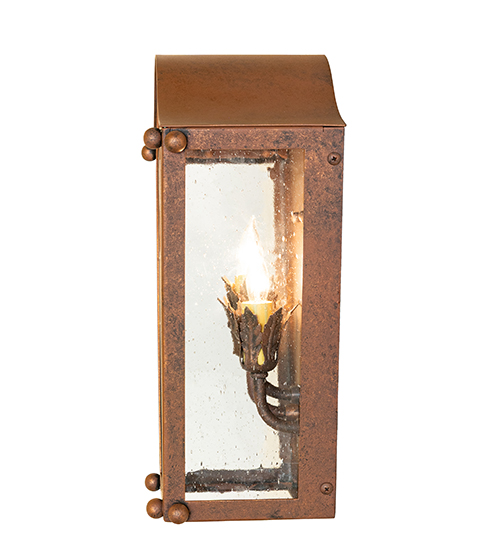  VICTORIAN FAUX CANDLE SLEVES CANDLE BULB ON TOP STAMPED/CAST METAL LEAF ROSETTE FLOWER ACCENT