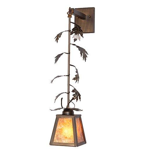  RUSTIC MICA STAMPED/CAST METAL LEAF ROSETTE FLOWER ACCENT