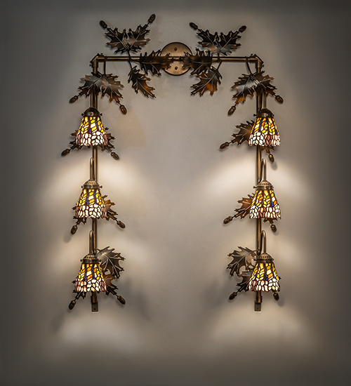  FLORAL ART GLASS