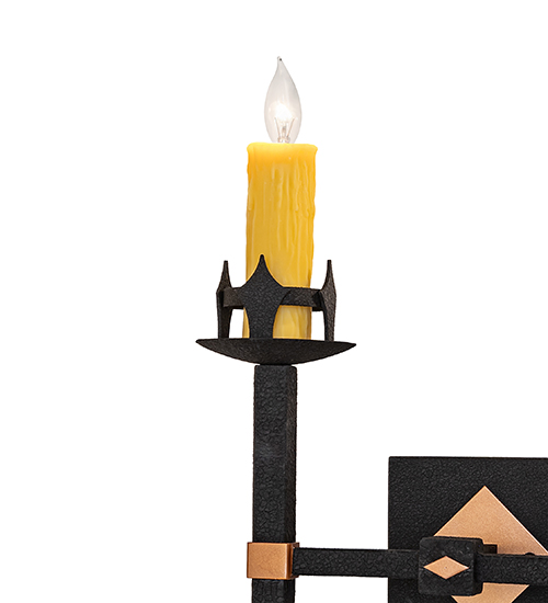  VICTORIAN GOTHIC FAUX CANDLE SLEVES CANDLE BULB ON TOP