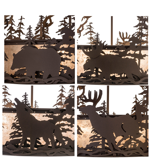  RUSTIC LODGE RUSTIC OR MOUNTIAN GREAT ROOM ANIMALS MICA