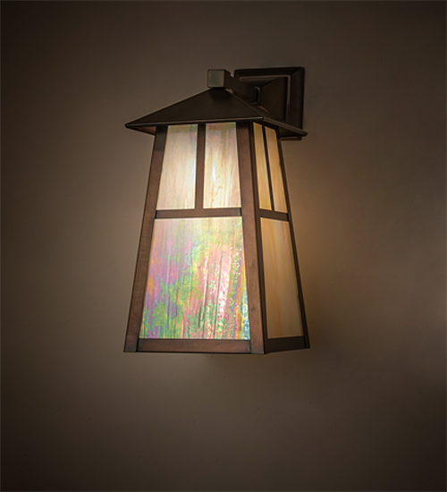  MISSION ARTS & CRAFTS ART GLASS