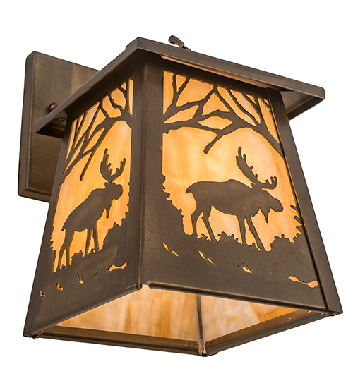  RUSTIC LODGE RUSTIC OR MOUNTIAN GREAT ROOM ART GLASS ANIMALS