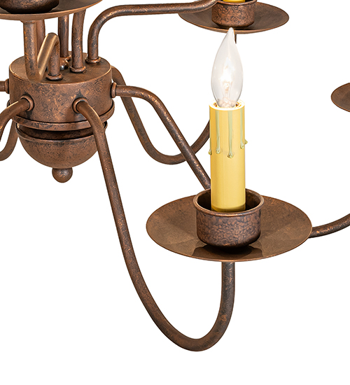  VICTORIAN FAUX CANDLE SLEVES CANDLE BULB ON TOP