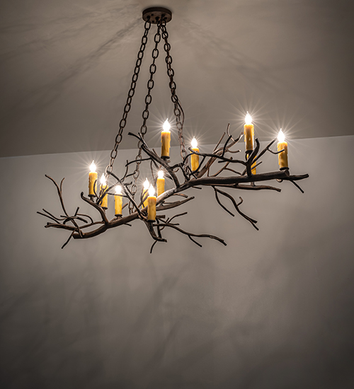  RUSTIC LODGE RUSTIC OR MOUNTIAN GREAT ROOM FAUX CANDLE SLEVES CANDLE BULB ON TOP
