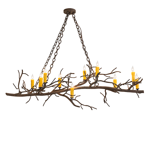  RUSTIC LODGE RUSTIC OR MOUNTIAN GREAT ROOM FAUX CANDLE SLEVES CANDLE BULB ON TOP