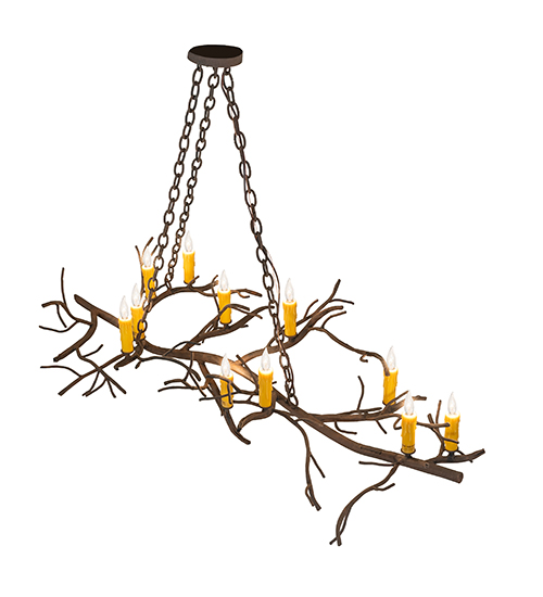  RUSTIC LODGE RUSTIC OR MOUNTIAN GREAT ROOM FAUX CANDLE SLEVES CANDLE BULB ON TOP