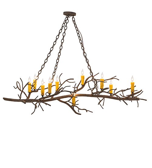  RUSTIC LODGE RUSTIC OR MOUNTIAN GREAT ROOM FAUX CANDLE SLEVES CANDLE BULB ON TOP