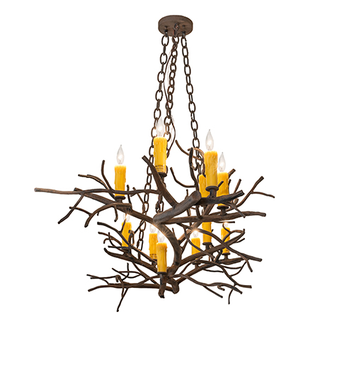  RUSTIC LODGE RUSTIC OR MOUNTIAN GREAT ROOM FAUX CANDLE SLEVES CANDLE BULB ON TOP