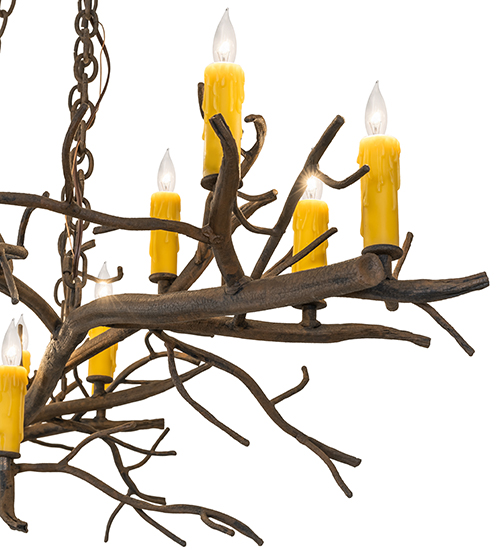  RUSTIC LODGE RUSTIC OR MOUNTIAN GREAT ROOM FAUX CANDLE SLEVES CANDLE BULB ON TOP