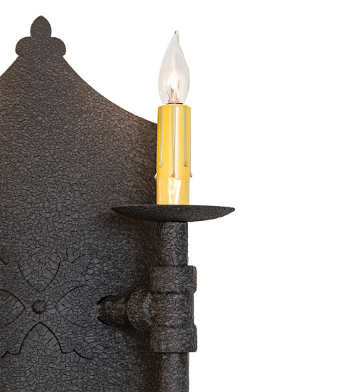  GOTHIC FAUX CANDLE SLEVES CANDLE BULB ON TOP