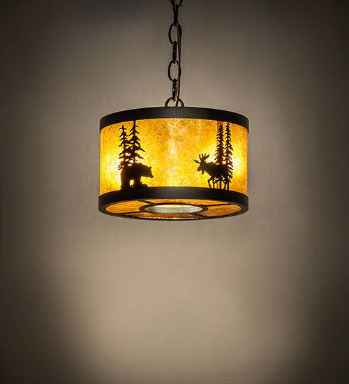  RUSTIC ANIMALS MICA DOWN LIGHTS SPOT LIGHT POINTING DOWN FOR FUNCTION