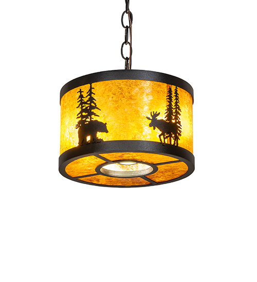  RUSTIC ANIMALS MICA DOWN LIGHTS SPOT LIGHT POINTING DOWN FOR FUNCTION