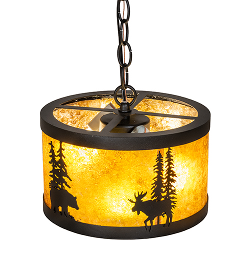  RUSTIC ANIMALS MICA DOWN LIGHTS SPOT LIGHT POINTING DOWN FOR FUNCTION