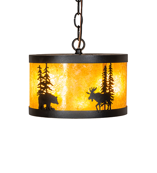  RUSTIC ANIMALS MICA DOWN LIGHTS SPOT LIGHT POINTING DOWN FOR FUNCTION