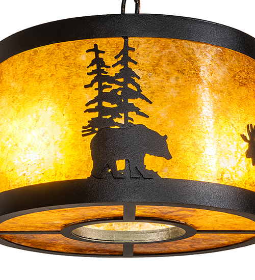  RUSTIC ANIMALS MICA DOWN LIGHTS SPOT LIGHT POINTING DOWN FOR FUNCTION