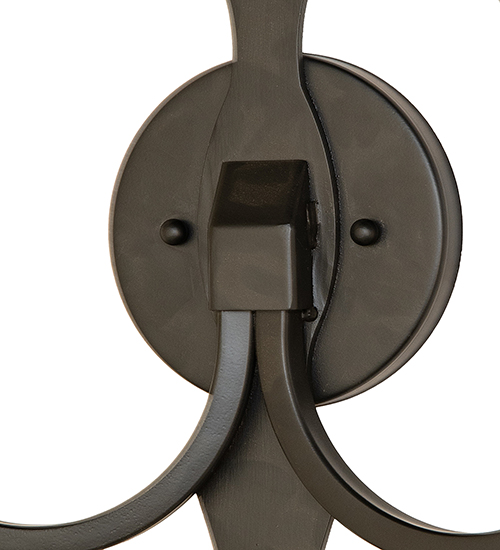  VICTORIAN GOTHIC SCROLL FEATURES CRAFTED OF STEEL FORGED AND CAST IRON FAUX CANDLE SLEVES CANDLE BULB ON TOP