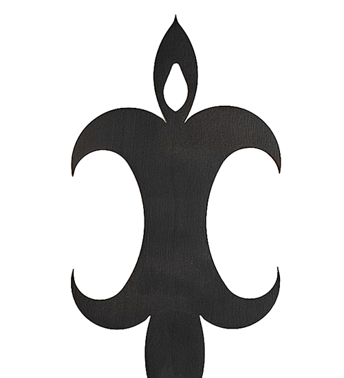  VICTORIAN GOTHIC SCROLL FEATURES CRAFTED OF STEEL FORGED AND CAST IRON FAUX CANDLE SLEVES CANDLE BULB ON TOP