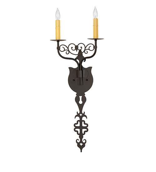  VICTORIAN GOTHIC FAUX CANDLE SLEVES CANDLE BULB ON TOP