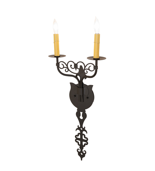  VICTORIAN GOTHIC FAUX CANDLE SLEVES CANDLE BULB ON TOP