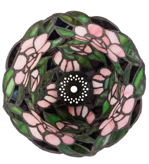  TIFFANY REPRODUCTION OF ORIGINAL FLORAL ART GLASS