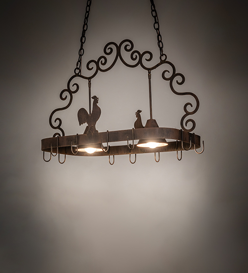  RUSTIC LODGE RUSTIC OR MOUNTIAN GREAT ROOM ANIMALS COUNTRY SCROLL FEATURES CRAFTED OF STEEL DOWN LIGHTS SPOT LIGHT POINTING DOWN FOR FUNCTION