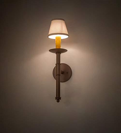  FABRIC GOTHIC FAUX CANDLE SLEVES CANDLE BULB ON TOP