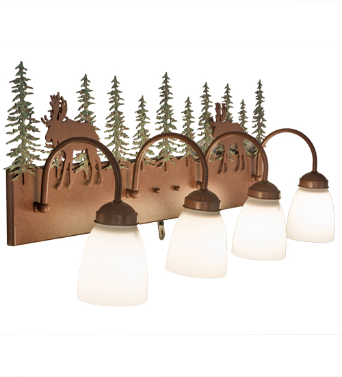  RUSTIC LODGE RUSTIC OR MOUNTIAN GREAT ROOM ART GLASS ANIMALS
