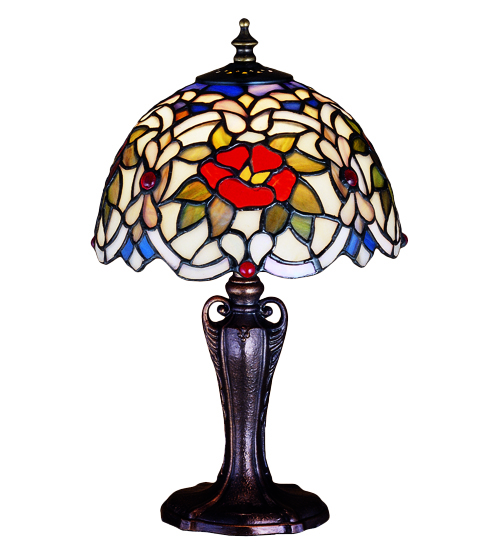  TIFFANY REPRODUCTION OF ORIGINAL FLORAL ART GLASS