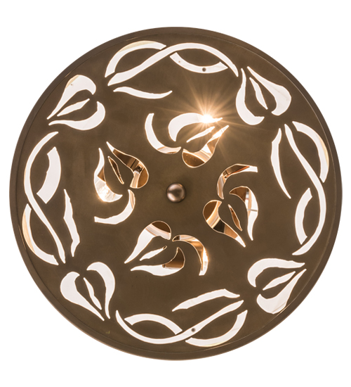  ARTS & CRAFTS FLORAL NOUVEAU SCROLL ACCENTS-LASER CUT OR EMBEDDED