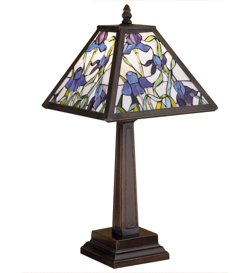  MISSION ARTS & CRAFTS ART GLASS
