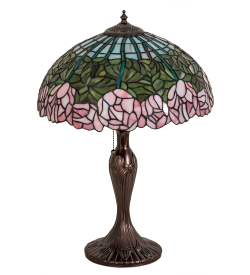  FLORAL ART GLASS NOUVEAU