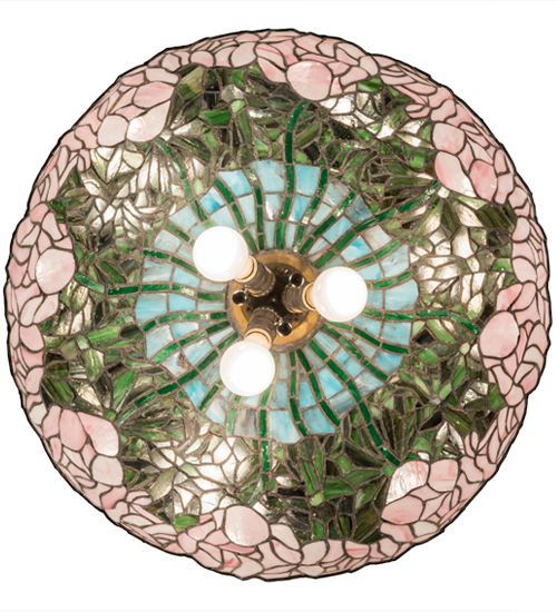  FLORAL ART GLASS NOUVEAU