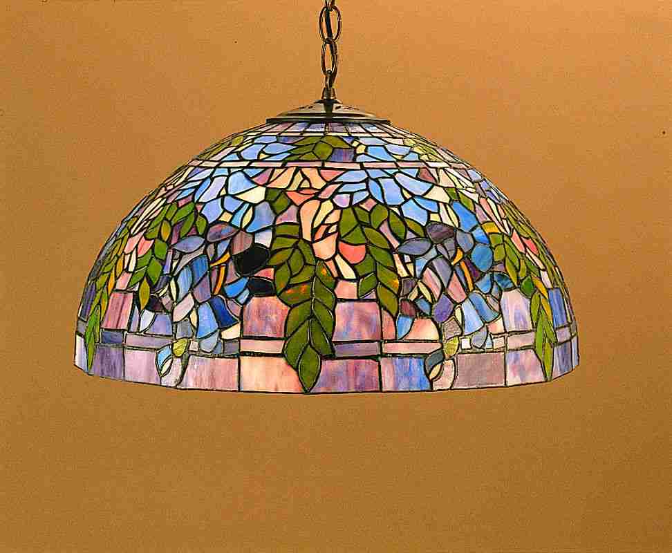  TIFFANY REPRODUCTION OF ORIGINAL FLORAL ART GLASS