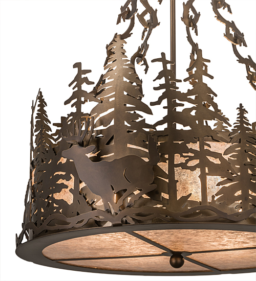  RUSTIC LODGE RUSTIC OR MOUNTIAN GREAT ROOM ANIMALS MICA