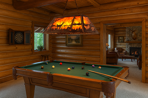  RUSTIC LODGE RUSTIC OR MOUNTIAN GREAT ROOM ANIMALS