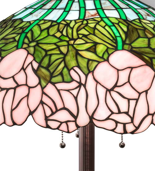  TIFFANY REPRODUCTION OF ORIGINAL FLORAL ART GLASS