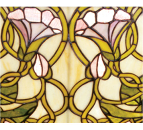  FLORAL ART GLASS NOUVEAU