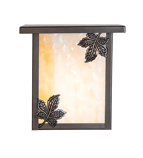 RUSTIC ART GLASS STAMPED/CAST METAL LEAF ROSETTE FLOWER ACCENT