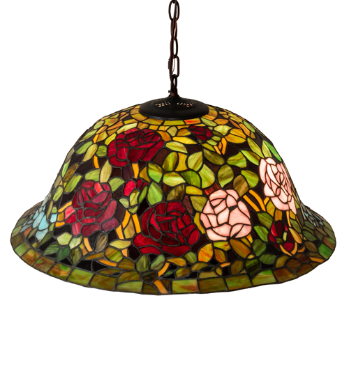  VICTORIAN TIFFANY REPRODUCTION OF ORIGINAL FLORAL ART GLASS