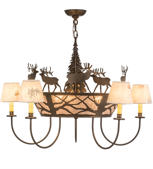  RUSTIC LODGE RUSTIC OR MOUNTIAN GREAT ROOM FABRIC ANIMALS MICA